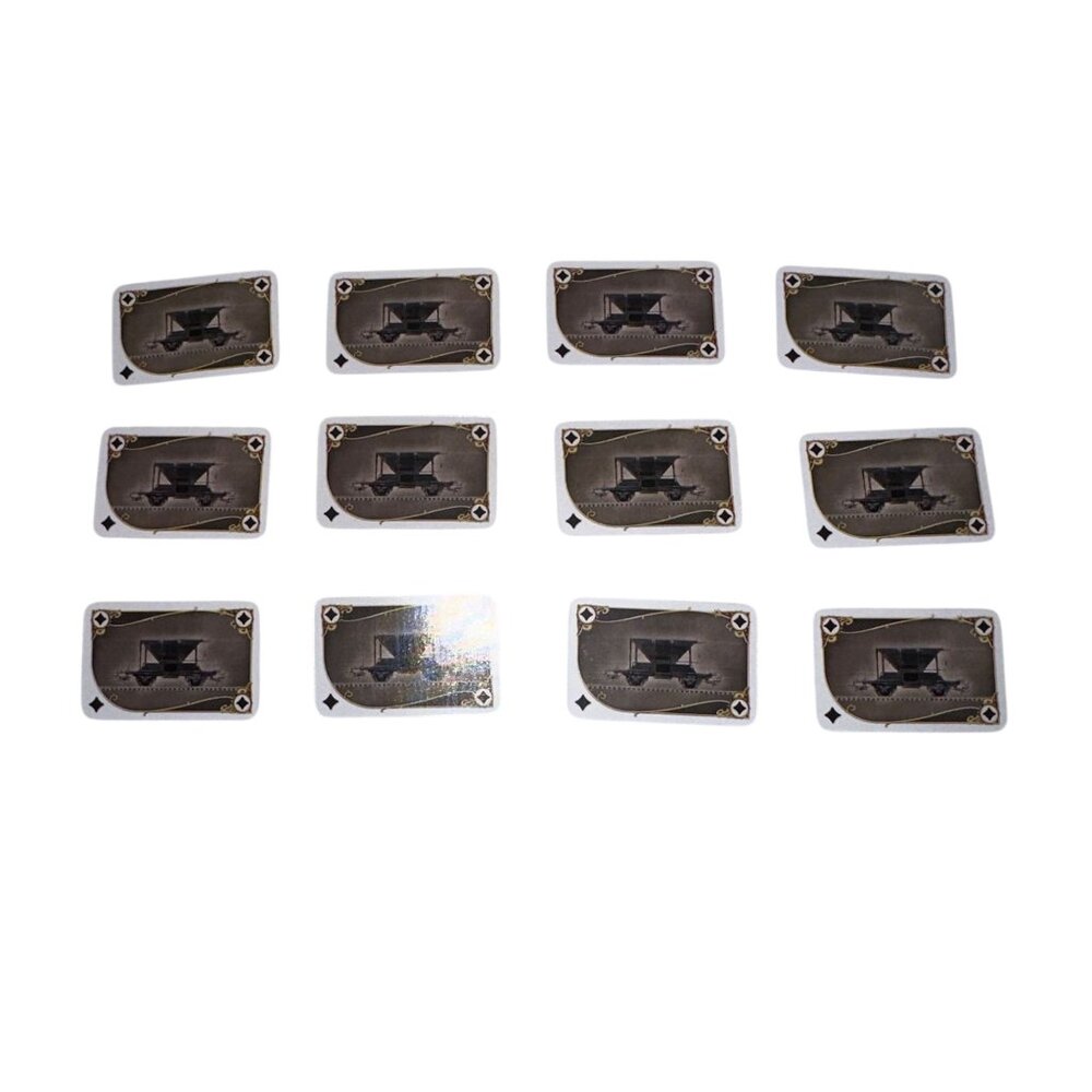 Days of Wonder Ticket to Ride Set of 12 Black Hopper Car Train Cards Replacement